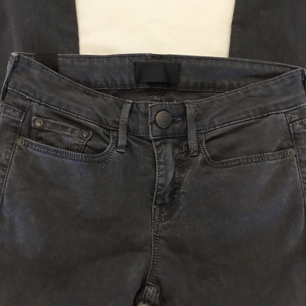 Vince skinny jeans charcoal gray